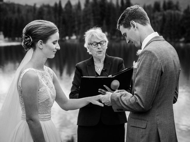 Alex and Janelle&apos;s wedding in Jasper, Alberta 71