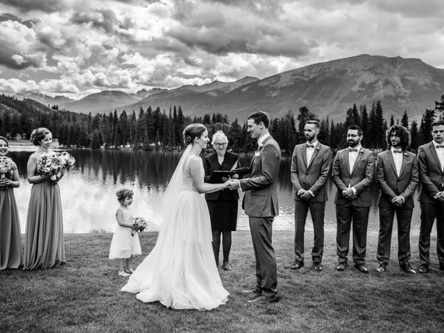 Alex and Janelle&apos;s wedding in Jasper, Alberta 75