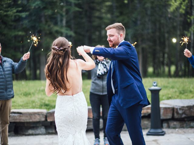 Stefan and Joelle&apos;s wedding in Kananaskis, Alberta 24