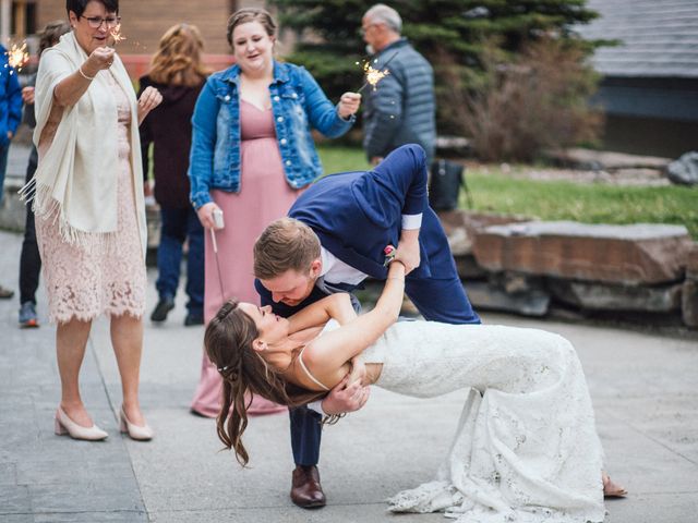Stefan and Joelle&apos;s wedding in Kananaskis, Alberta 1