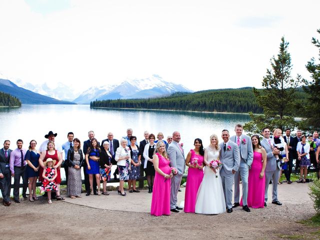 Ryan and Leanne&apos;s wedding in Jasper, Alberta 43