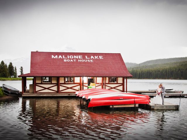 Ryan and Leanne&apos;s wedding in Jasper, Alberta 66