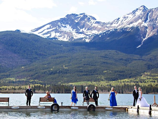 Justin and Sabrina&apos;s wedding in Jasper, Alberta 58