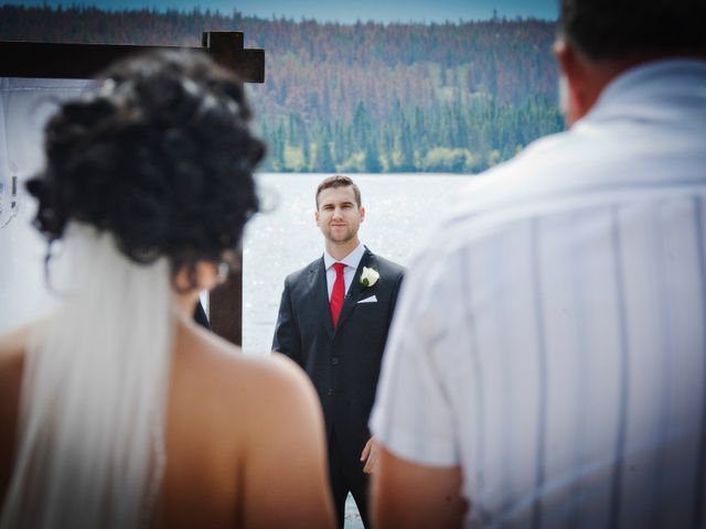 David and Jessica&apos;s wedding in Jasper, Alberta 22