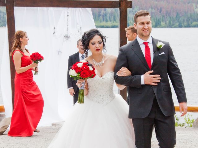 David and Jessica&apos;s wedding in Jasper, Alberta 34