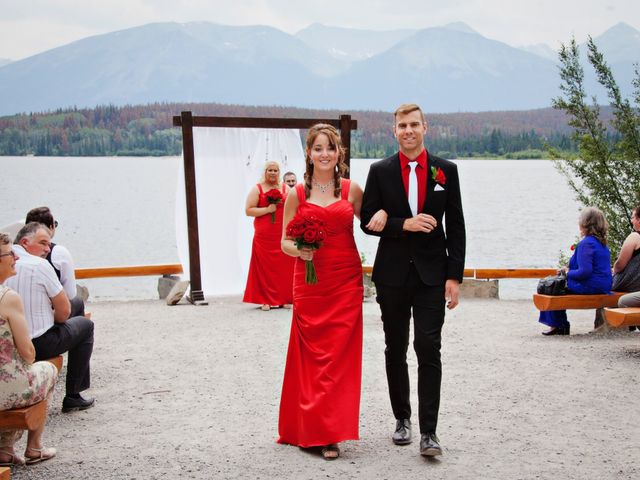 David and Jessica&apos;s wedding in Jasper, Alberta 35