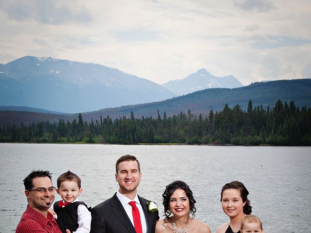 David and Jessica&apos;s wedding in Jasper, Alberta 37