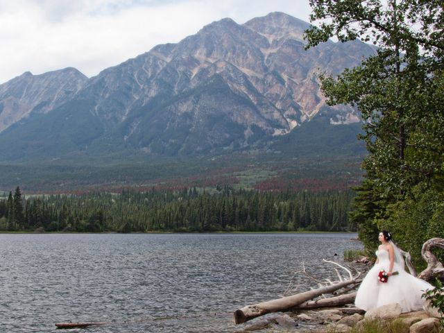 David and Jessica&apos;s wedding in Jasper, Alberta 44