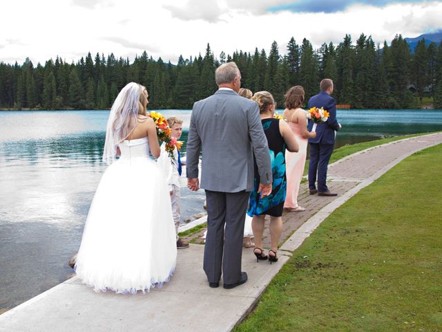 Brett and Meghan&apos;s wedding in Jasper, Alberta 17