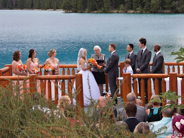 Brett and Meghan&apos;s wedding in Jasper, Alberta 25