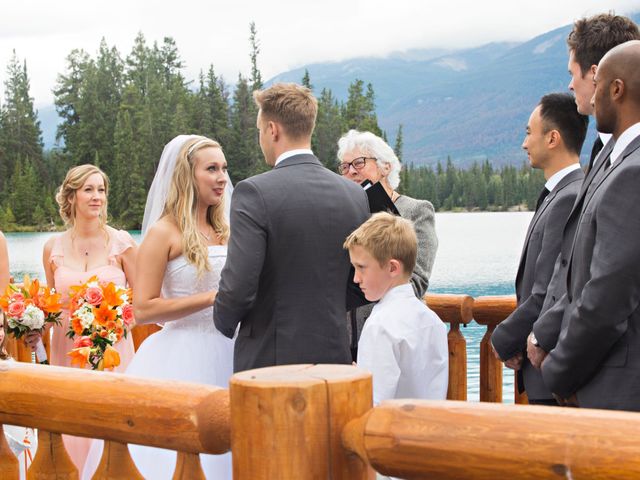 Brett and Meghan&apos;s wedding in Jasper, Alberta 26