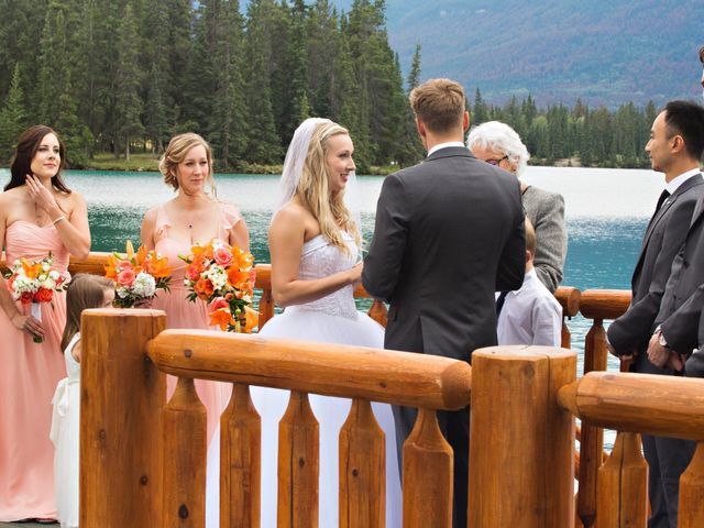 Brett and Meghan&apos;s wedding in Jasper, Alberta 29