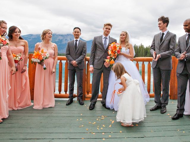 Brett and Meghan&apos;s wedding in Jasper, Alberta 32