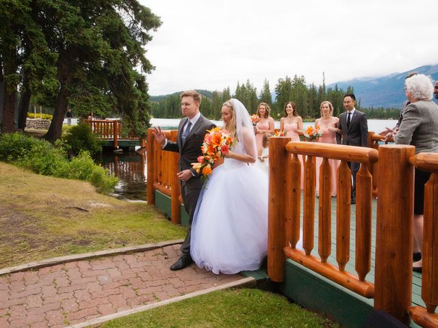 Brett and Meghan&apos;s wedding in Jasper, Alberta 33