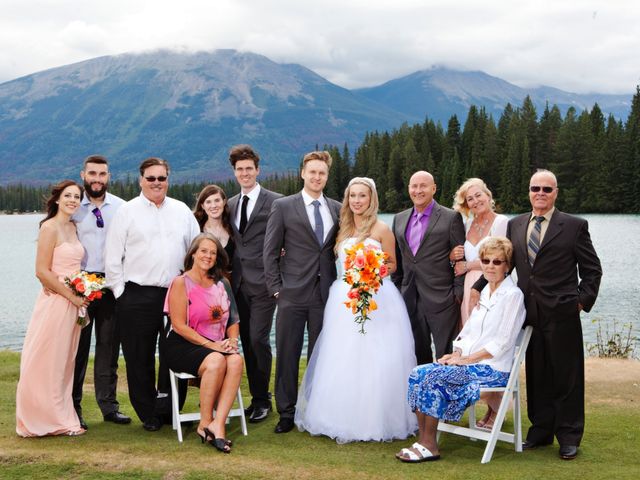 Brett and Meghan&apos;s wedding in Jasper, Alberta 36