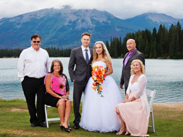 Brett and Meghan&apos;s wedding in Jasper, Alberta 37