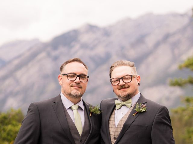 Randy and Terra&apos;s wedding in Banff, Alberta 5