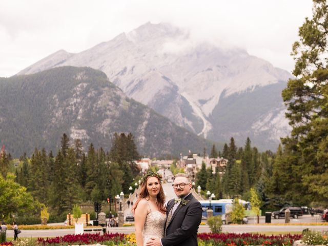 Randy and Terra&apos;s wedding in Banff, Alberta 1