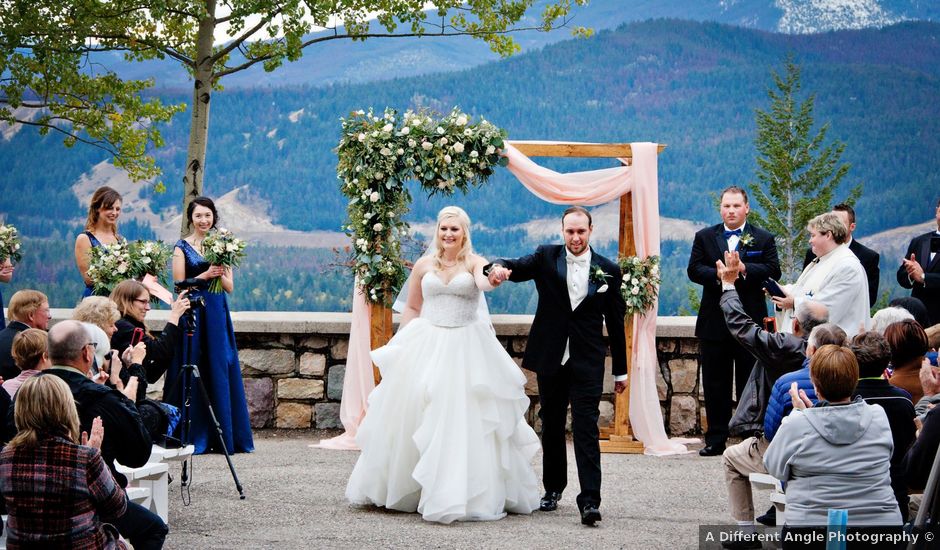 Scott and Meaghan's wedding in Jasper, Alberta