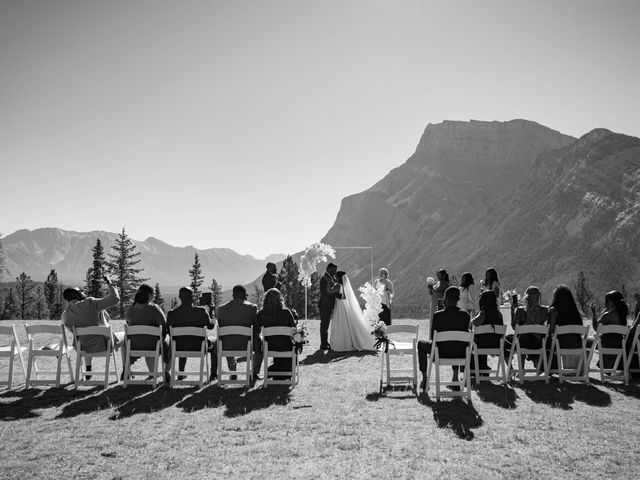 Prince and Ivie&apos;s wedding in Banff, Alberta 21