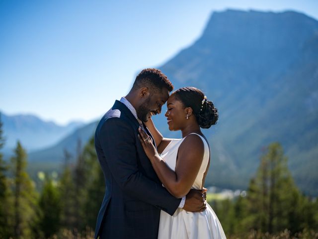 Prince and Ivie&apos;s wedding in Banff, Alberta 23