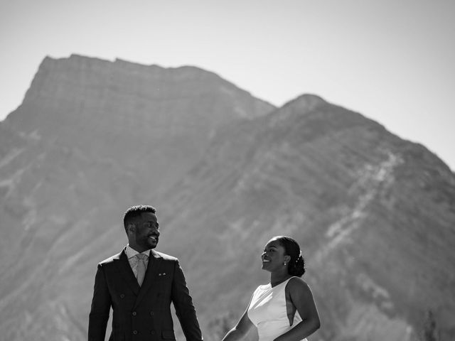 Prince and Ivie&apos;s wedding in Banff, Alberta 24