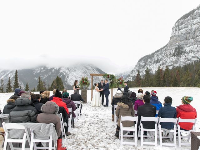 Greg and Sari&apos;s wedding in Banff, Alberta 11