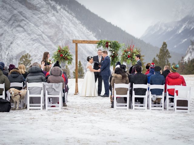 Greg and Sari&apos;s wedding in Banff, Alberta 1