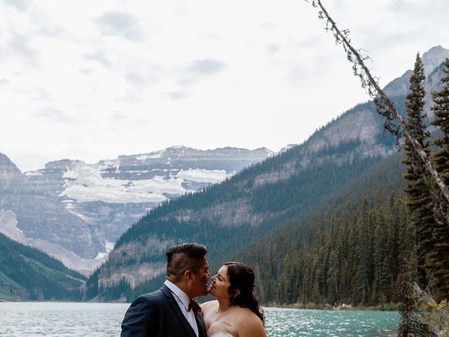Richard and Alannah&apos;s wedding in Lake Louise, Alberta 11