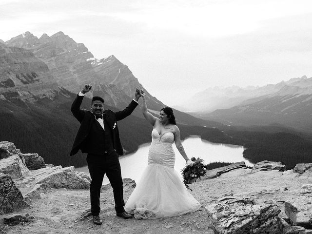 Richard and Alannah&apos;s wedding in Lake Louise, Alberta 1
