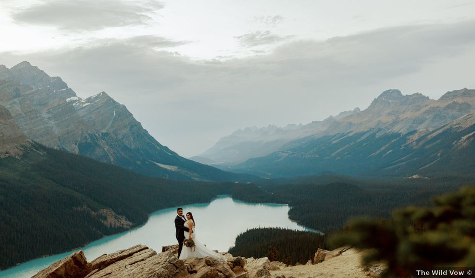 Richard and Alannah's wedding in Lake Louise, Alberta