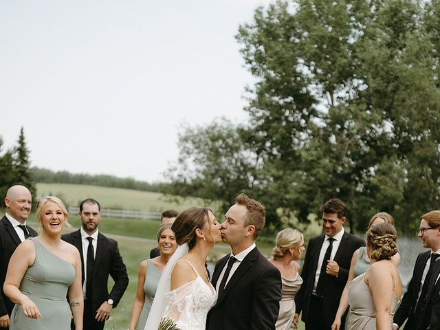 Jared and Nicole's wedding in Sylvan Lake, Alberta 30