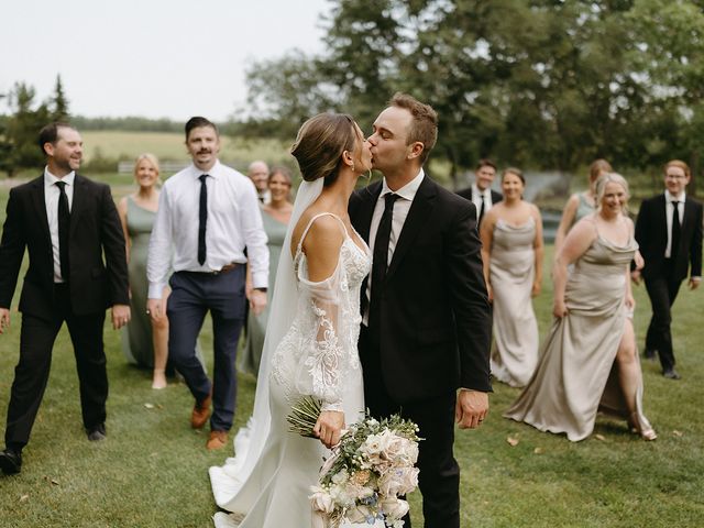 Jared and Nicole's wedding in Sylvan Lake, Alberta 2