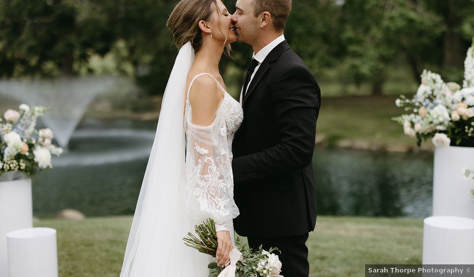 Jared and Nicole's wedding in Sylvan Lake, Alberta
