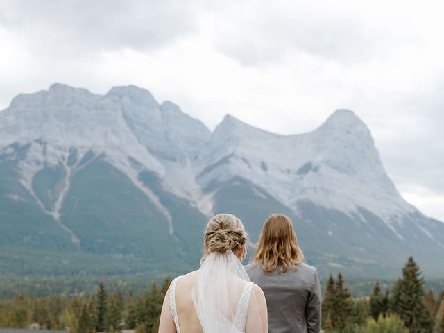 Cole and Jemma&apos;s wedding in Canmore, Alberta 4