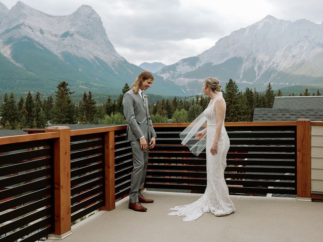 Cole and Jemma&apos;s wedding in Canmore, Alberta 1