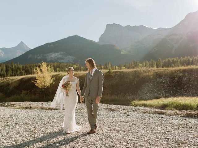 Cole and Jemma&apos;s wedding in Canmore, Alberta 12