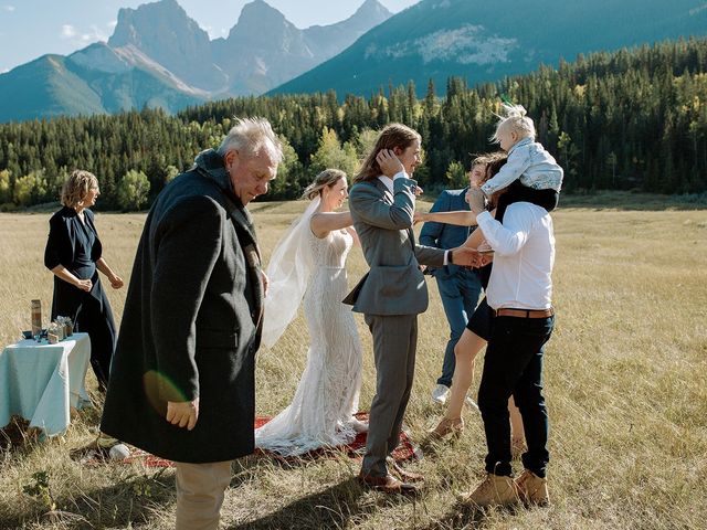 Cole and Jemma&apos;s wedding in Canmore, Alberta 31