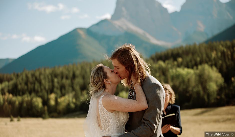 Cole and Jemma's wedding in Canmore, Alberta