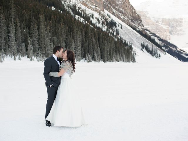 Mike and Christine&apos;s wedding in Lake Louise, Alberta 13