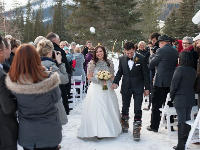 Mike and Christine&apos;s wedding in Lake Louise, Alberta 28