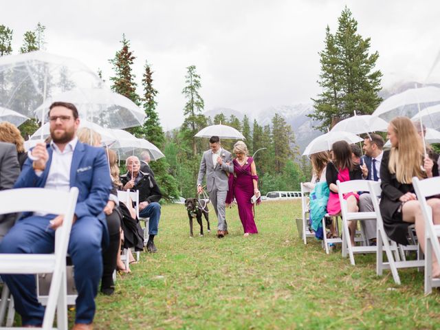 Mitch and Jenn&apos;s wedding in Canmore, Alberta 29