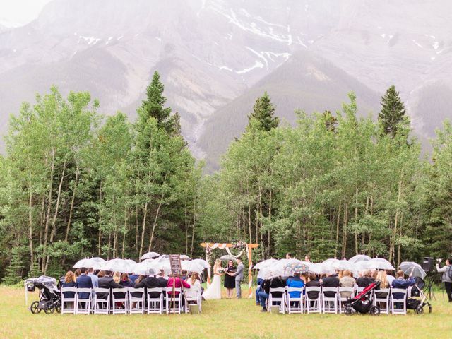 Mitch and Jenn&apos;s wedding in Canmore, Alberta 34