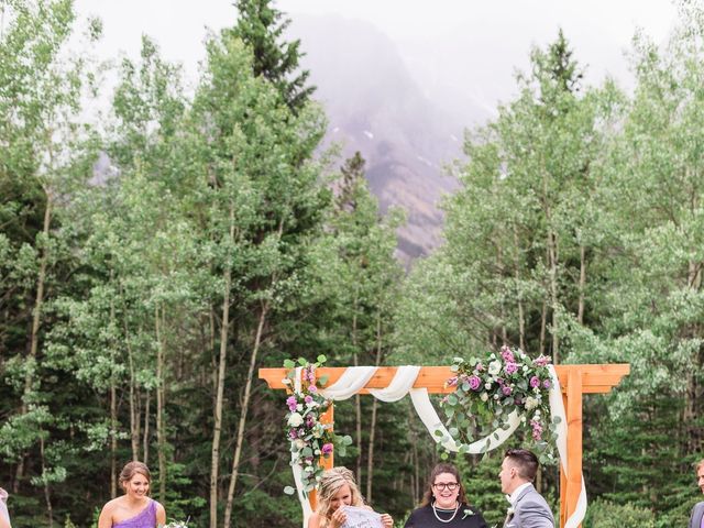 Mitch and Jenn&apos;s wedding in Canmore, Alberta 39
