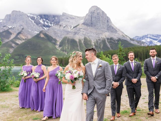 Mitch and Jenn&apos;s wedding in Canmore, Alberta 52