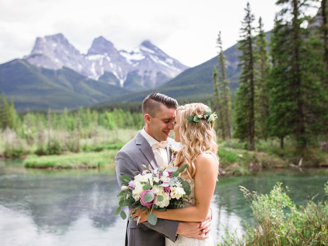 Mitch and Jenn&apos;s wedding in Canmore, Alberta 1