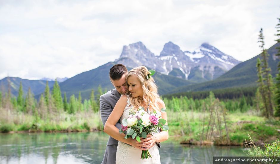 Mitch and Jenn's wedding in Canmore, Alberta