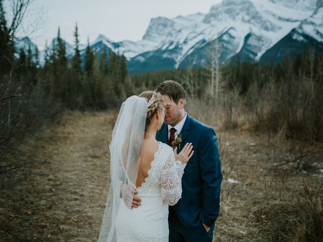 Sam and Destiny&apos;s wedding in Canmore, Alberta 9