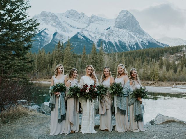 Sam and Destiny&apos;s wedding in Canmore, Alberta 11