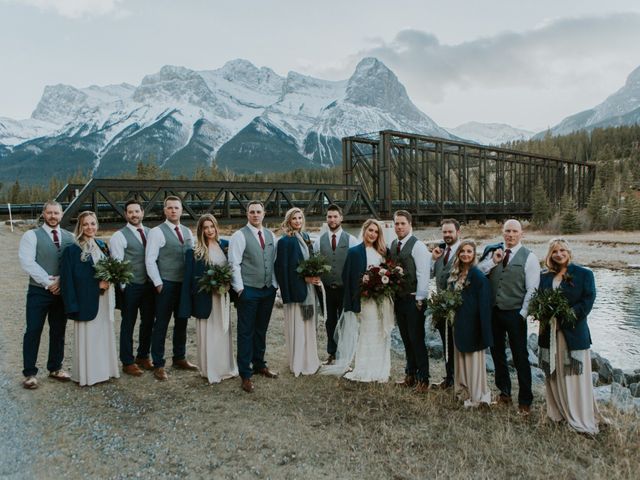 Sam and Destiny&apos;s wedding in Canmore, Alberta 12